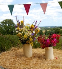 bottes de foin cérémonie laïque