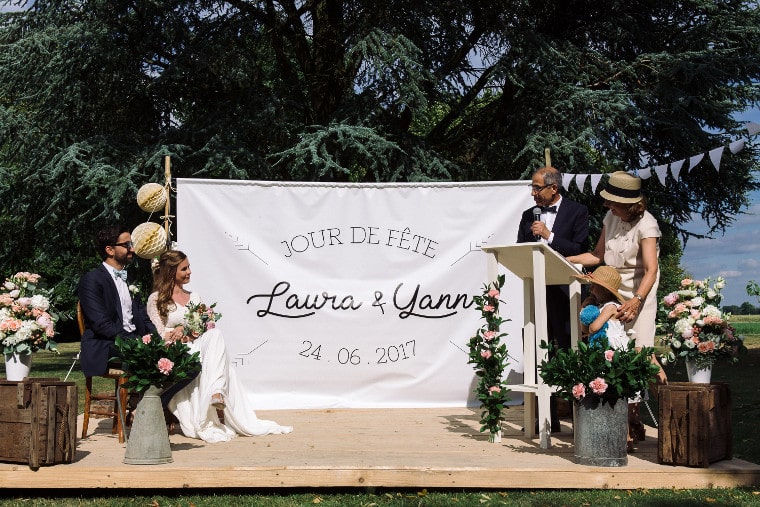 cérémonie champêtre
