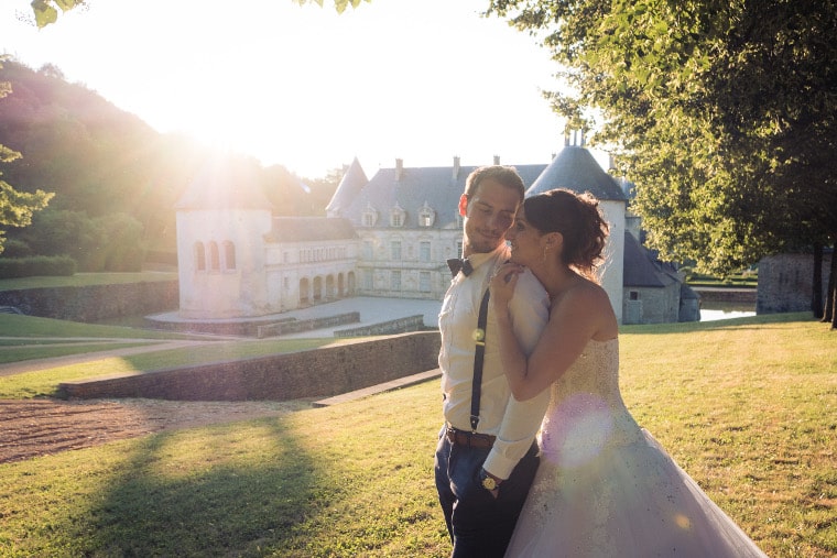 la cérémonie laïque de Fleur et David