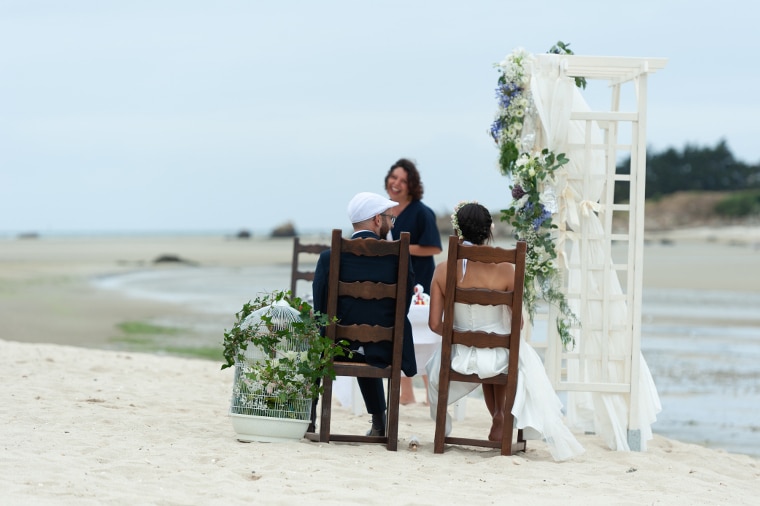 un mariage sur la plage