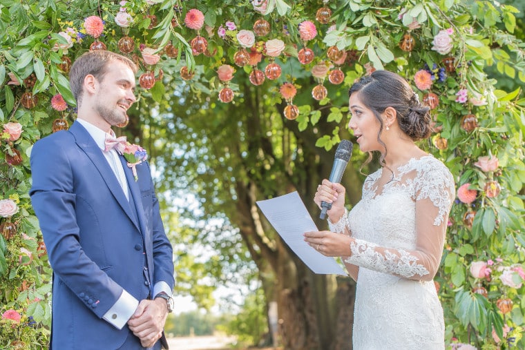 cérémonie de Jehaan et Guillaume