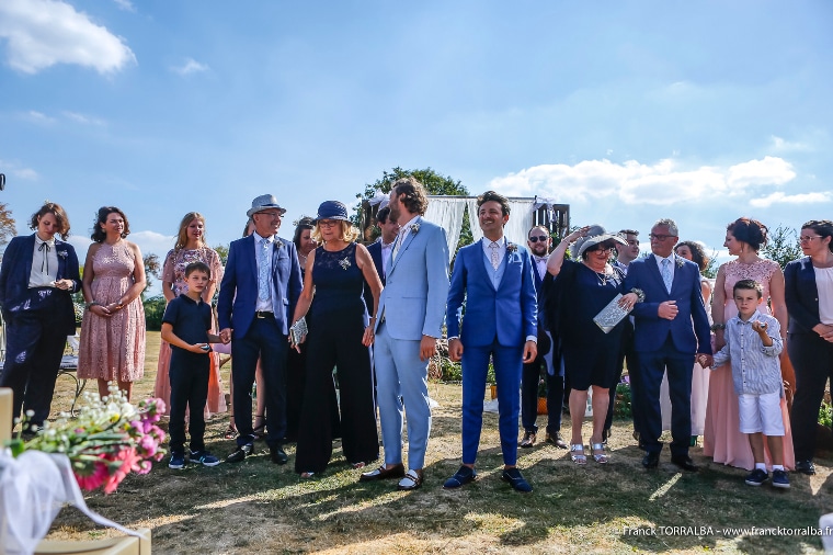 La cérémonie de l'amour de Luigi et Antonin