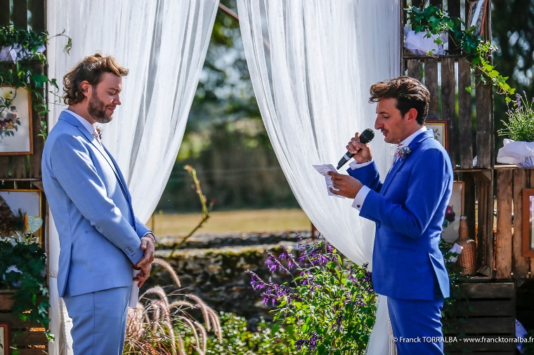 La cérémonie de Luigi et Antonin