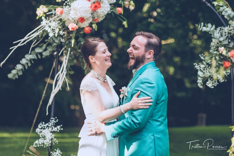 cérémonie de mariage au manoir de tigeaux