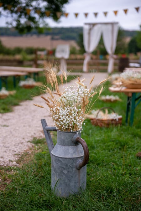 cérémonie champêtre